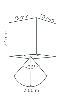 in-lite Big Cubid - technical drawing