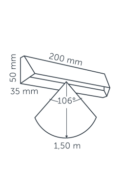in-lite Wedge Slim - technical drawing
