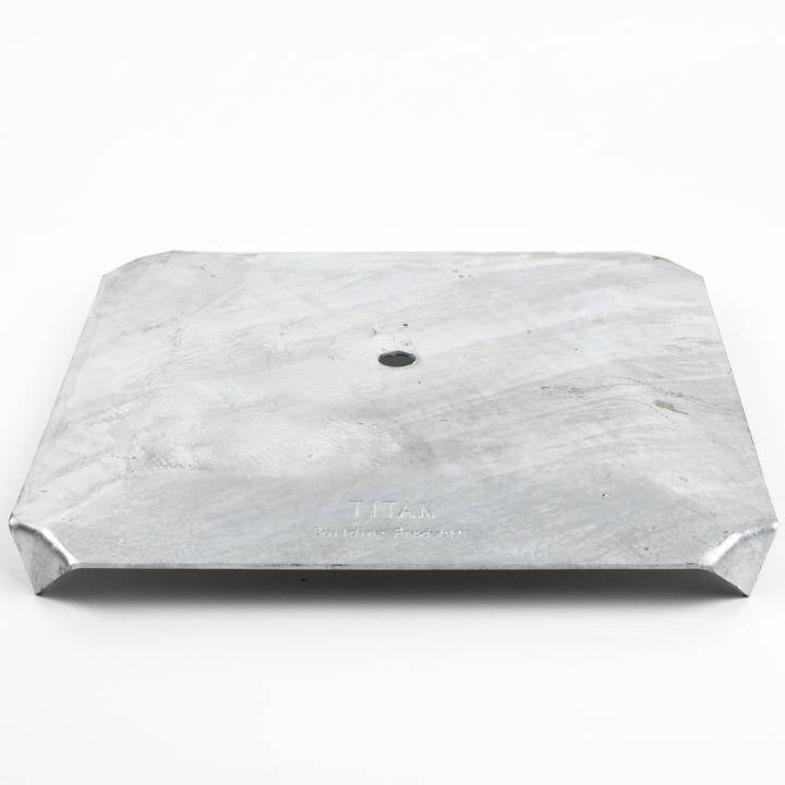 TITAN Deck Foot Load Distribution Plate (12x12 inches) for concrete-free deck foundation