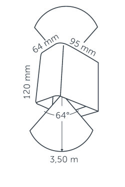 in-lite Ace Up-Down - technical drawing