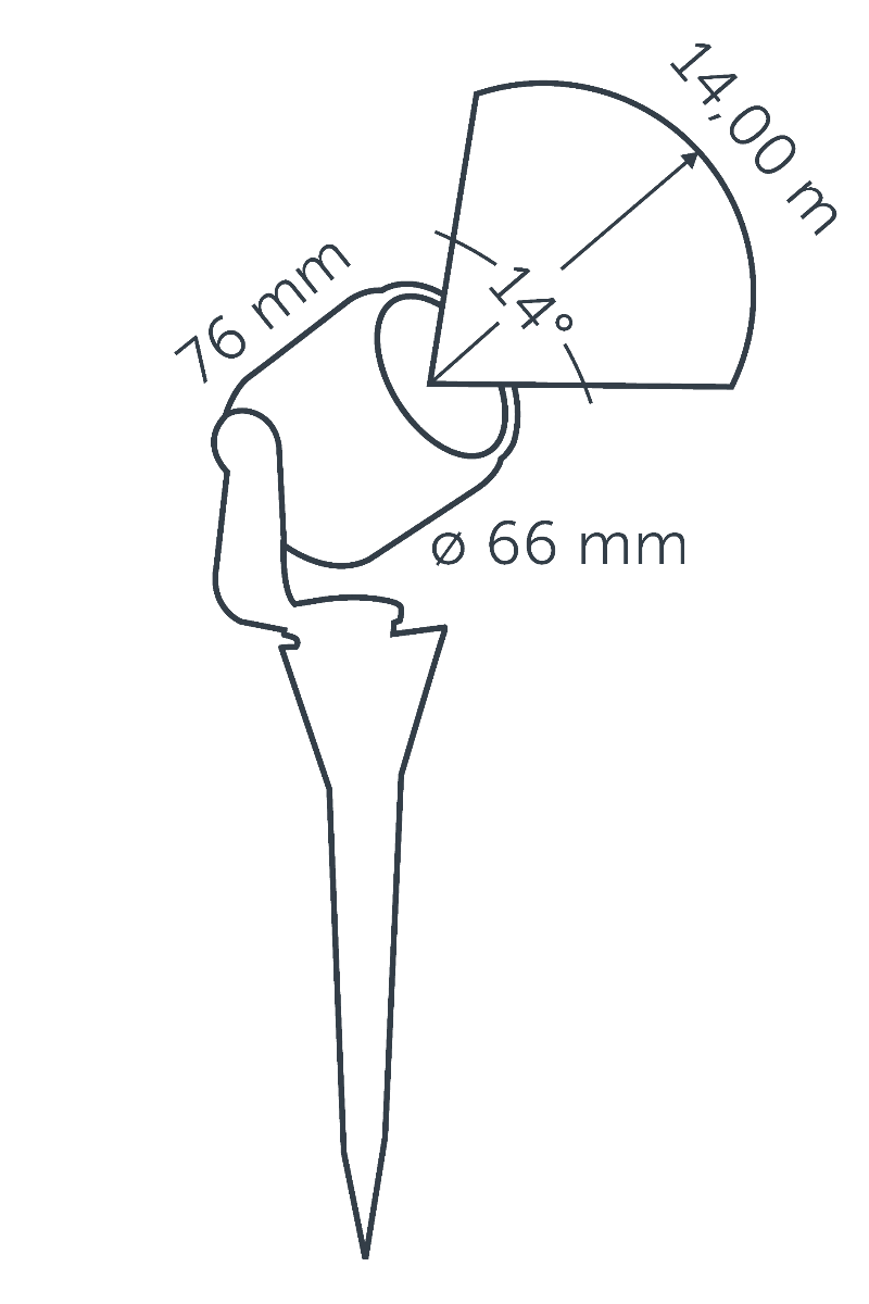 in-lite Big Scope Narrow - technical drawing with dimensions