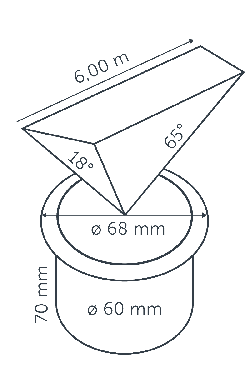 in-lite Big Flux Asymmetric - technical drawing