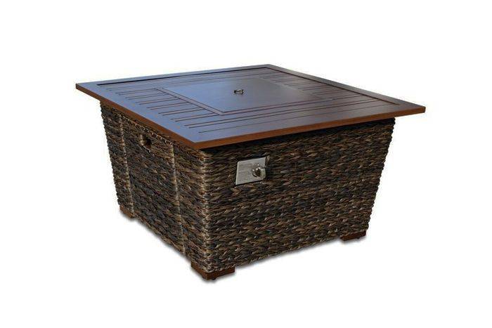 PLANK & HIDE Leeward Square Firepit
