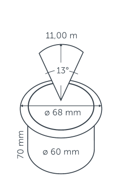 in-lite Big Flux Narrow - technical drawing