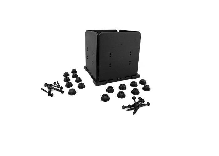 OZCO OWT 10×10 Post Base – Ironwood