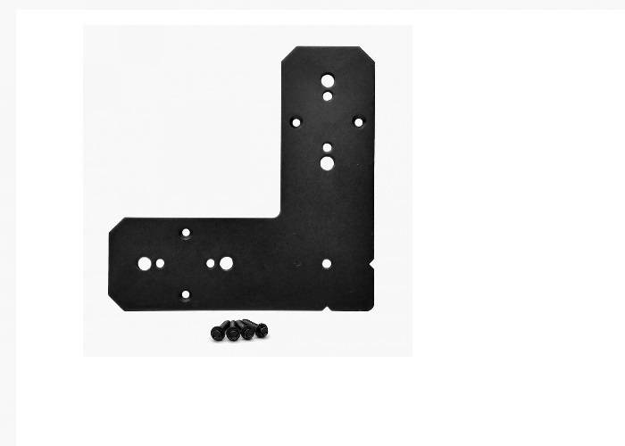 OZCO Ironwood 4" Flush Outside 90° Angle Bracket