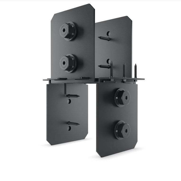 OZCO Ironwood 6x6 Column Cap Hardware