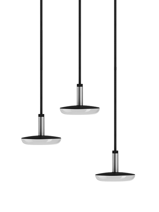 in-lite Sway Pendant Triple 100-230V - Pearl Grey