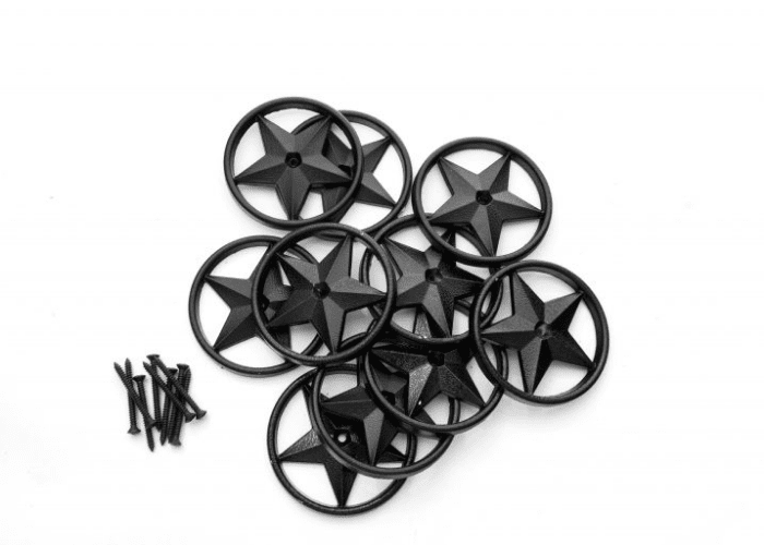 OZCO 3-3/8" Decorative Metal Star – 100 pcs