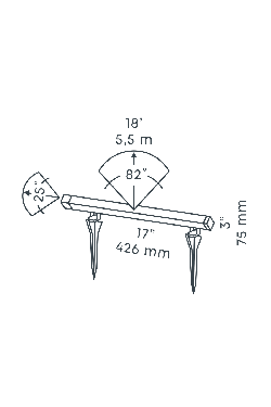 in-lite Evo Flood - technical drawing