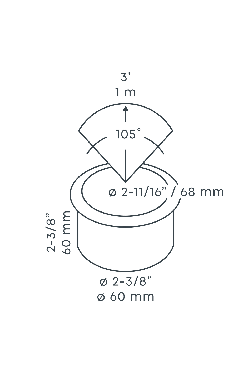 in-lite Fusion - technical drawing