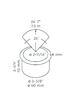 in-lite Big Flux - technical drawing