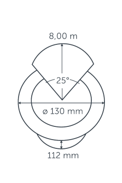 in-lite Nero - technical drawing