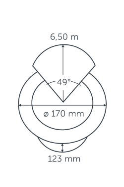 in-lite Big Nero - technical drawing with dimensions