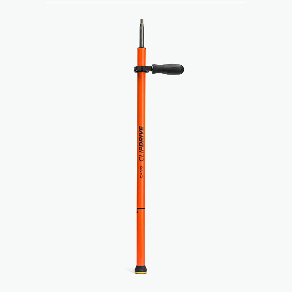 CAMO ClipDRIVE: Ergonomic Stand-Up Tool for Fastening Hidden Deck Clips