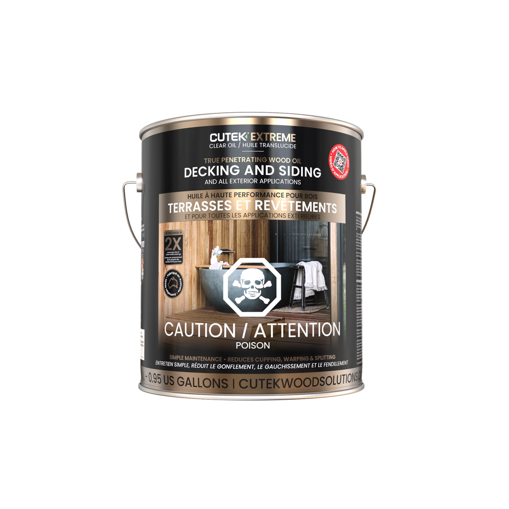 CUTEK Extreme 3.78L (1 US Gallon) Clear Wood Oil
