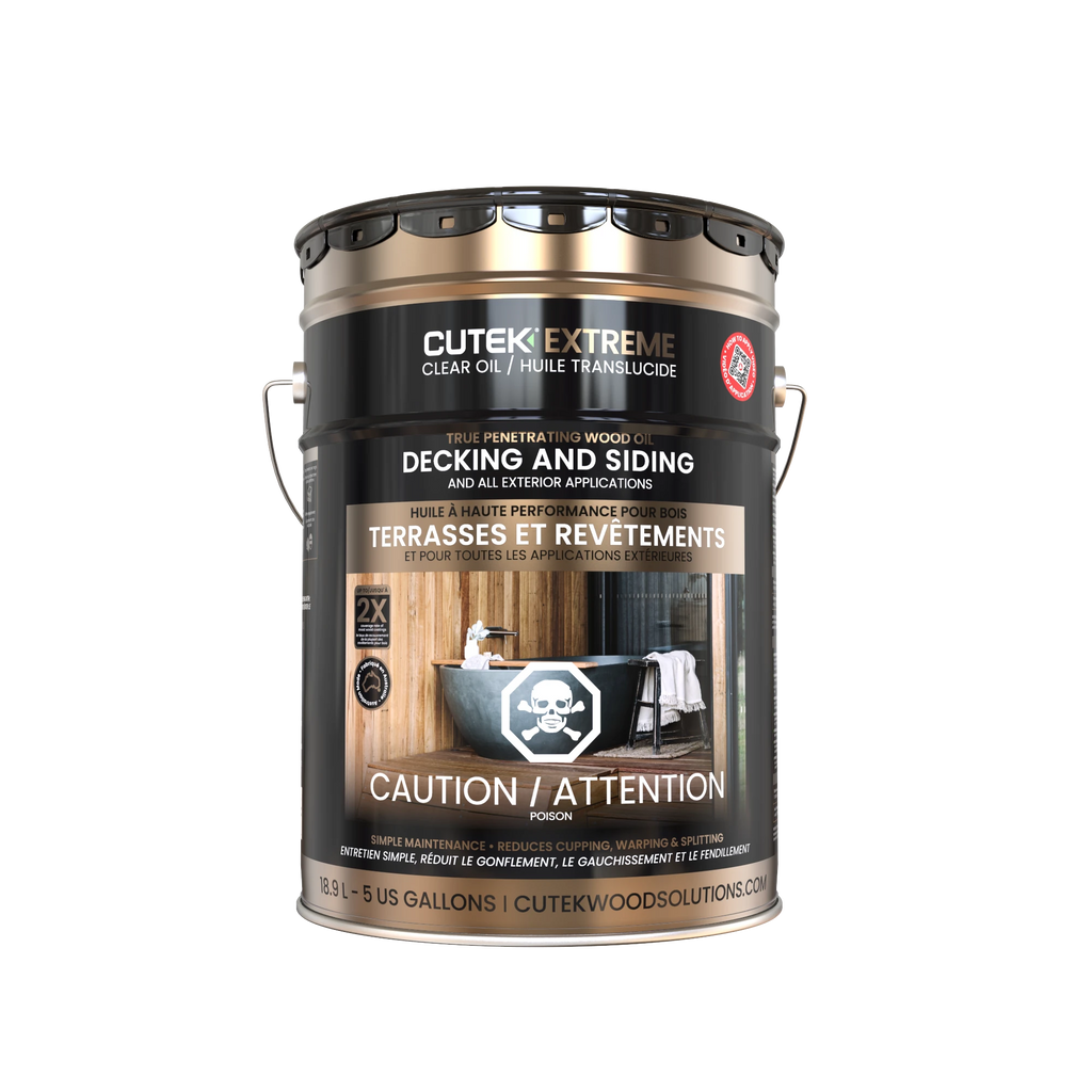 CUTEK Extreme 18.9L (5 US Gallons) Clear Wood Oil