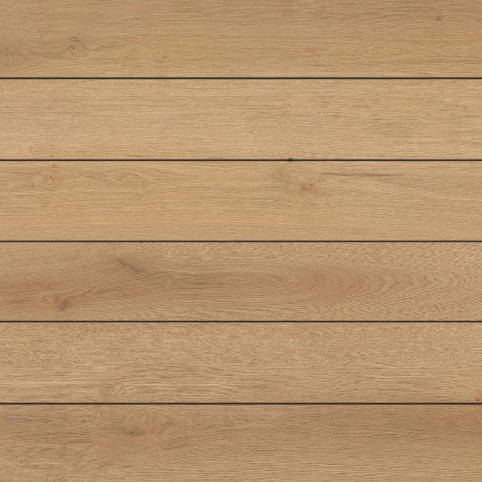 EVA-LAST Pioneer Barrel Oak bamboo-composite decking board with a natural matte golden-oak woodgrain finish.