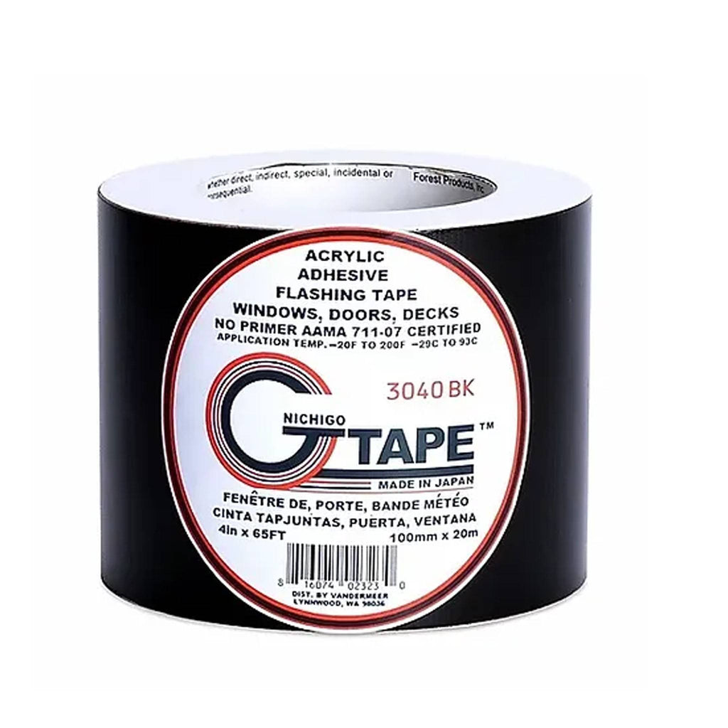 GTape Flashing Tape – Black, 65' Roll