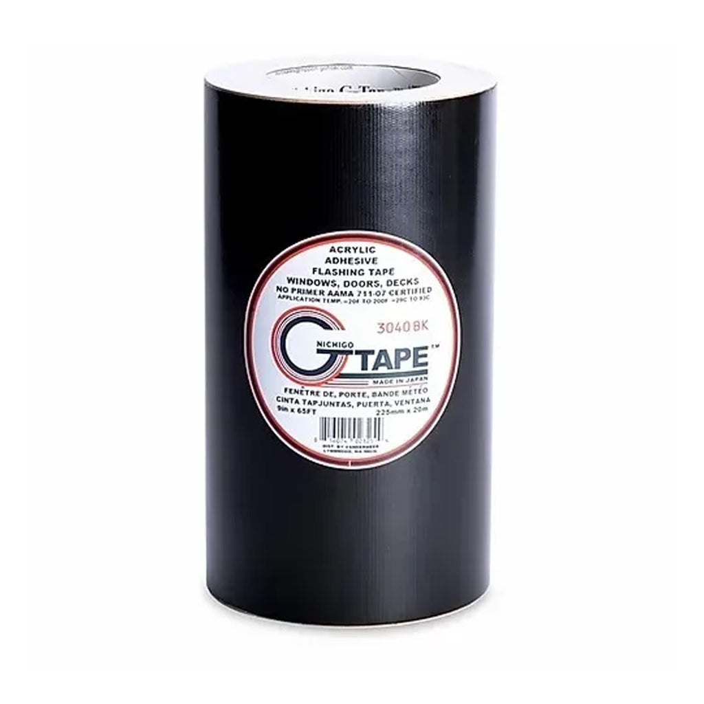 GTape Flashing Tape – Black, 65' Roll