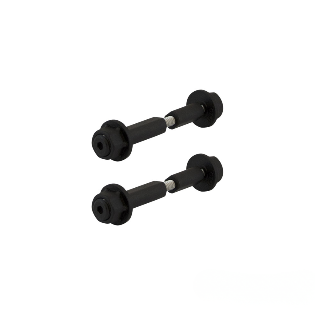 OZCO 1/2 inch black OWT timber bolts set of two for compact exterior wood connections