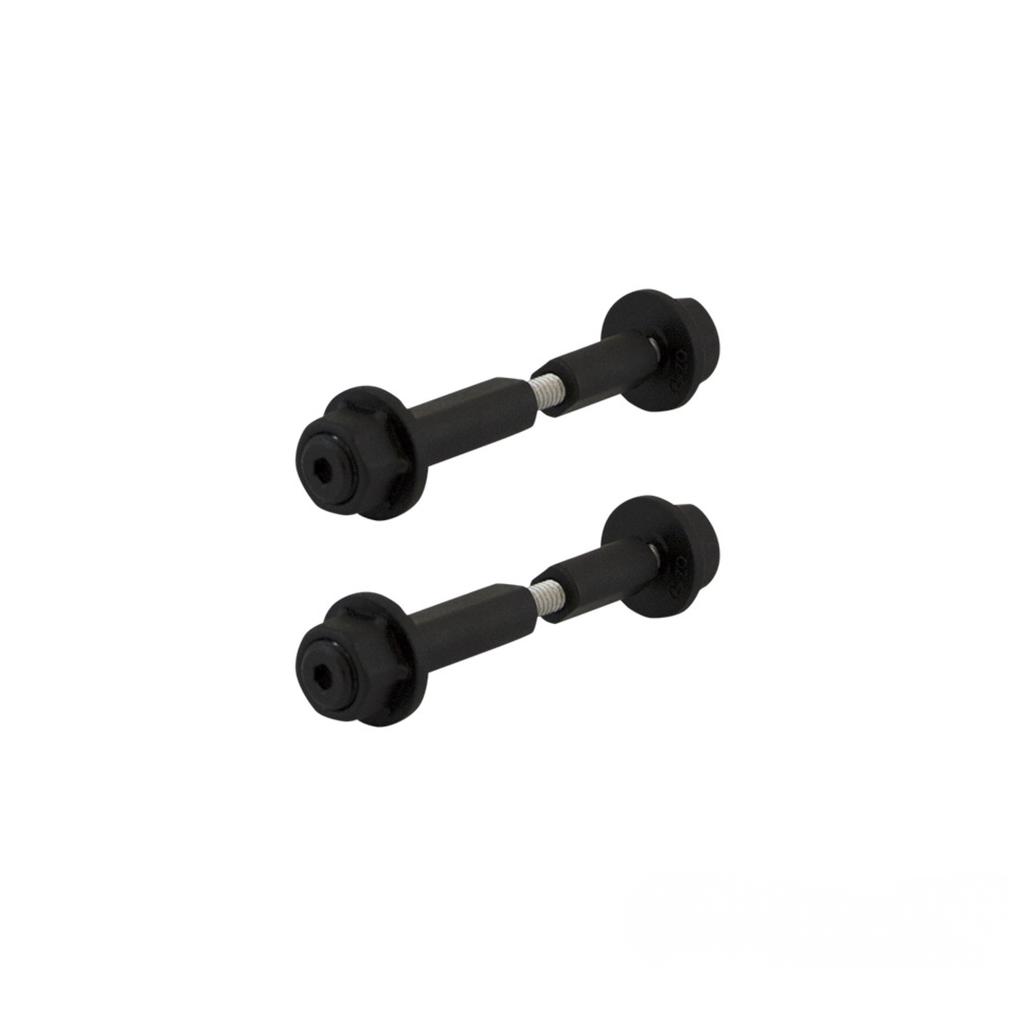 OZCO 1/2 inch black OWT timber bolts set of two for compact exterior wood connections