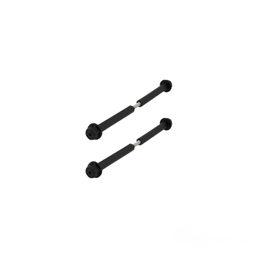 OZCO 1/2 inch black OWT timber bolts set of two for outdoor structural wood connections