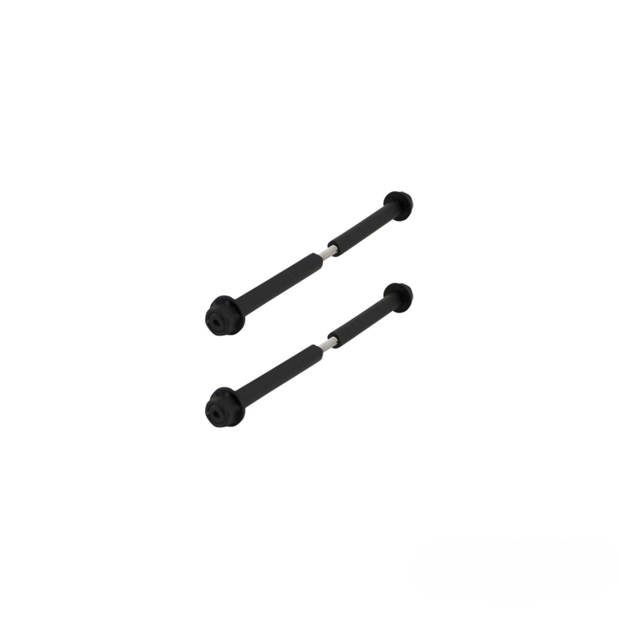 OZCO 1/2 inch black OWT timber bolts set of two for outdoor structural wood connections