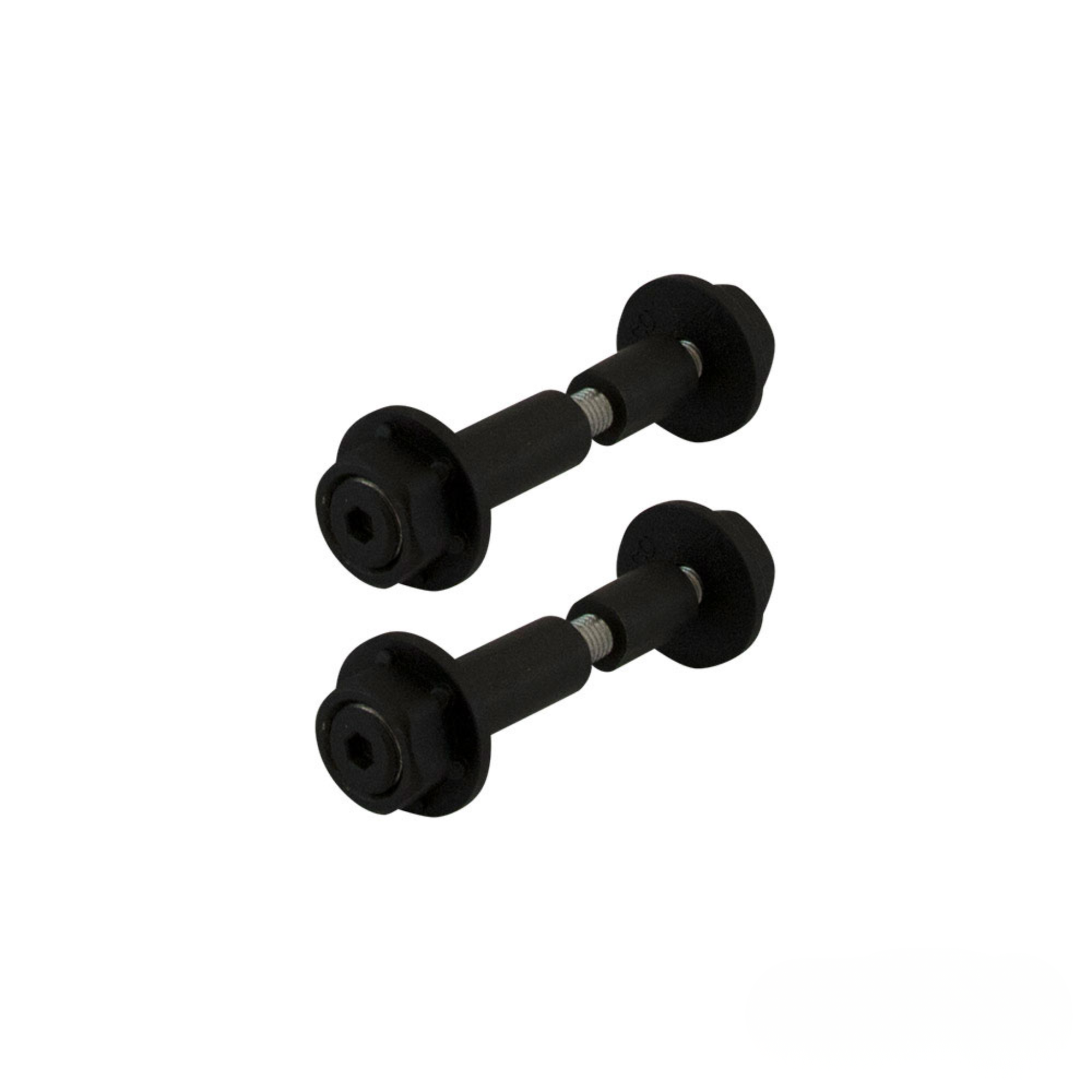 OZCO Laredo Sunset post to beam coupler with hardware, black powder-coated steel