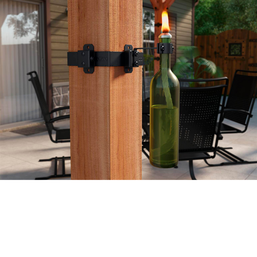 OZCO Hanger Accent – Wine Bottle Holder - 2 pcs
