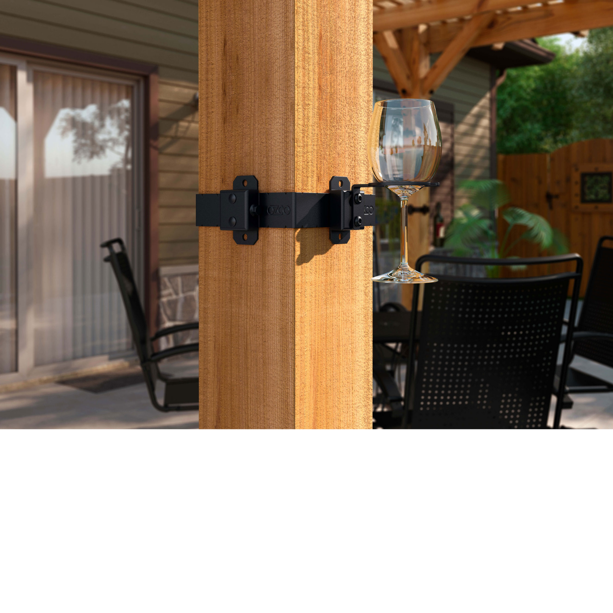 OZCO Hanger Accent – Wine Glass Holder - 2 pcs