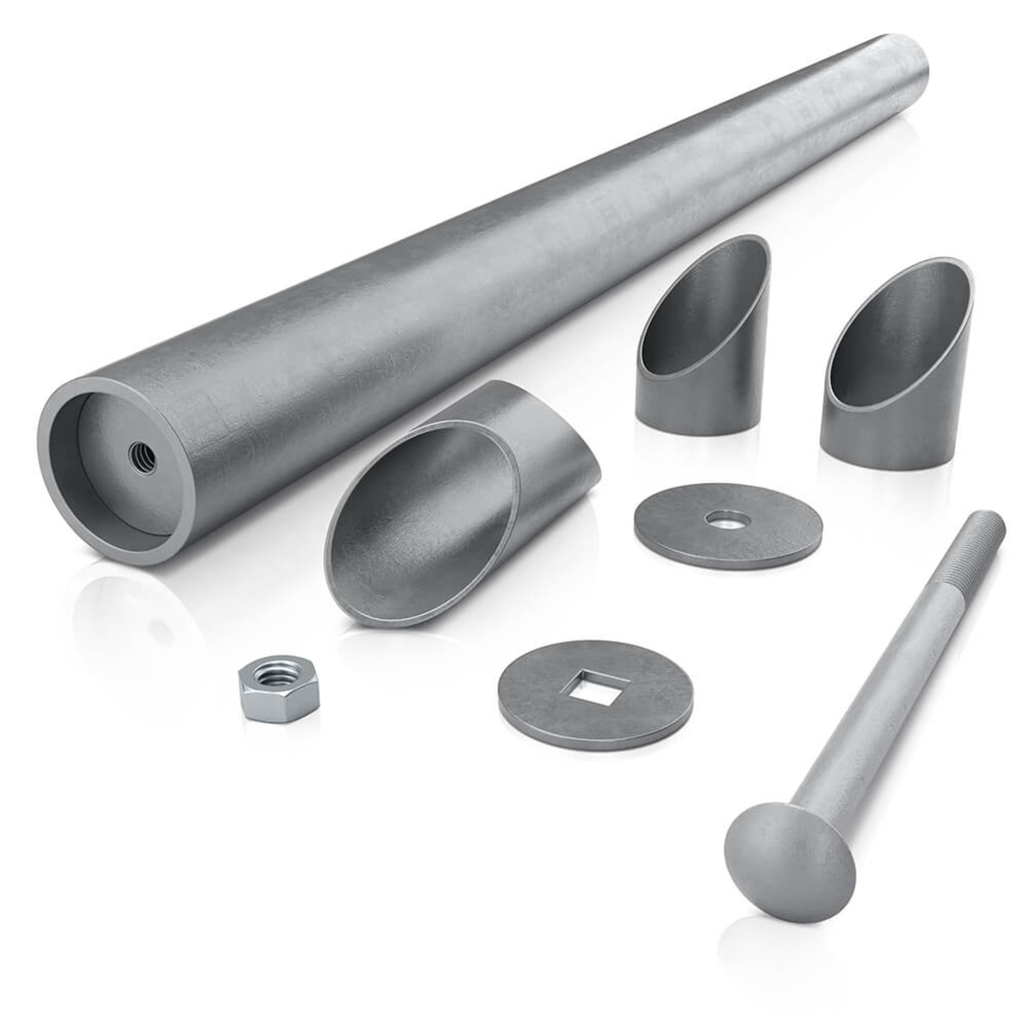 OZCO OZ-Fence 3 foot post extender for 2-3/8 inch steel fence posts