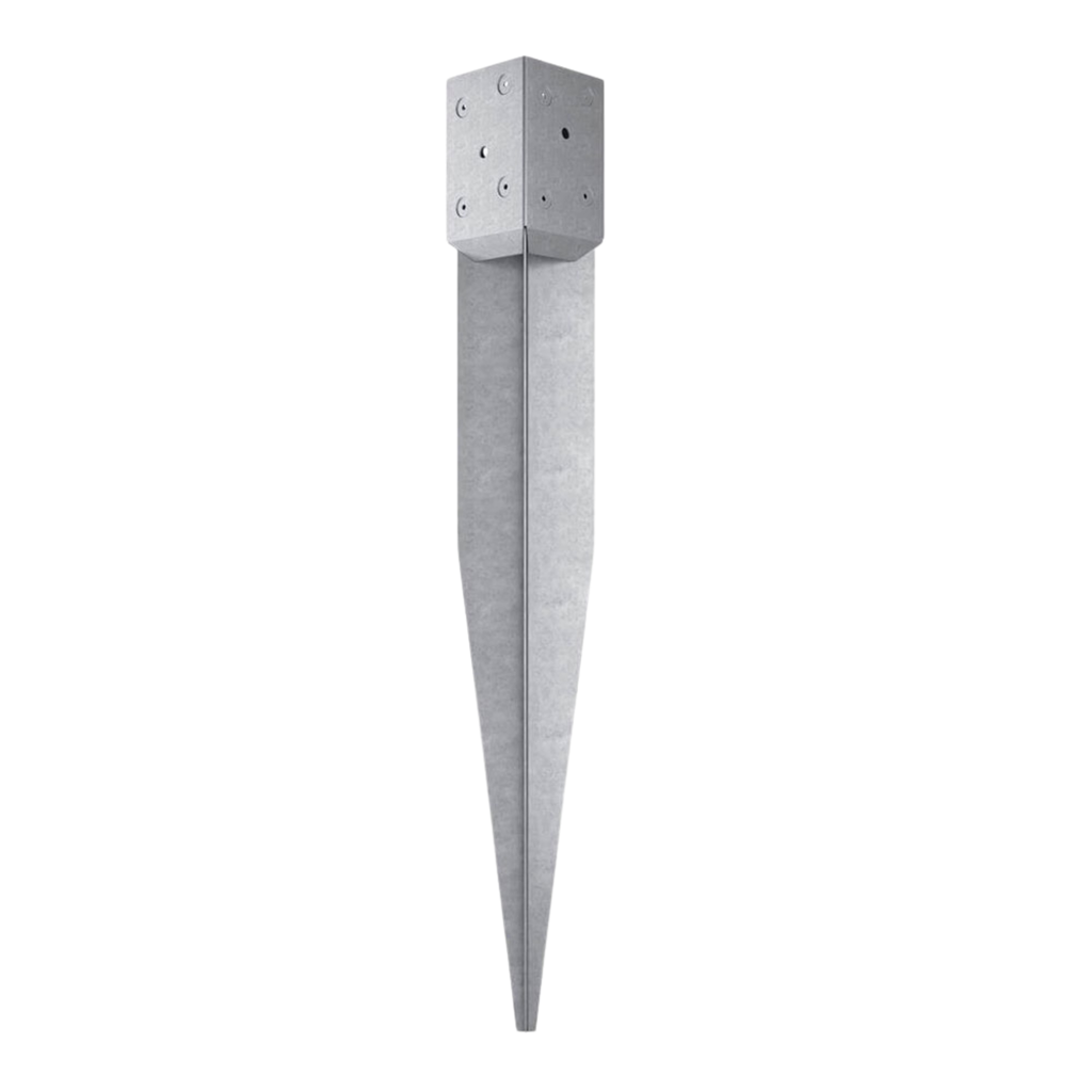 OZCO T4-850 deep-set OZ-Post anchor for 4x4 wood posts