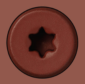 STARBORN DECKFAST #10 x 1-7/8″ Epoxy-Coated Fascia Screws (Headcote Color Match)