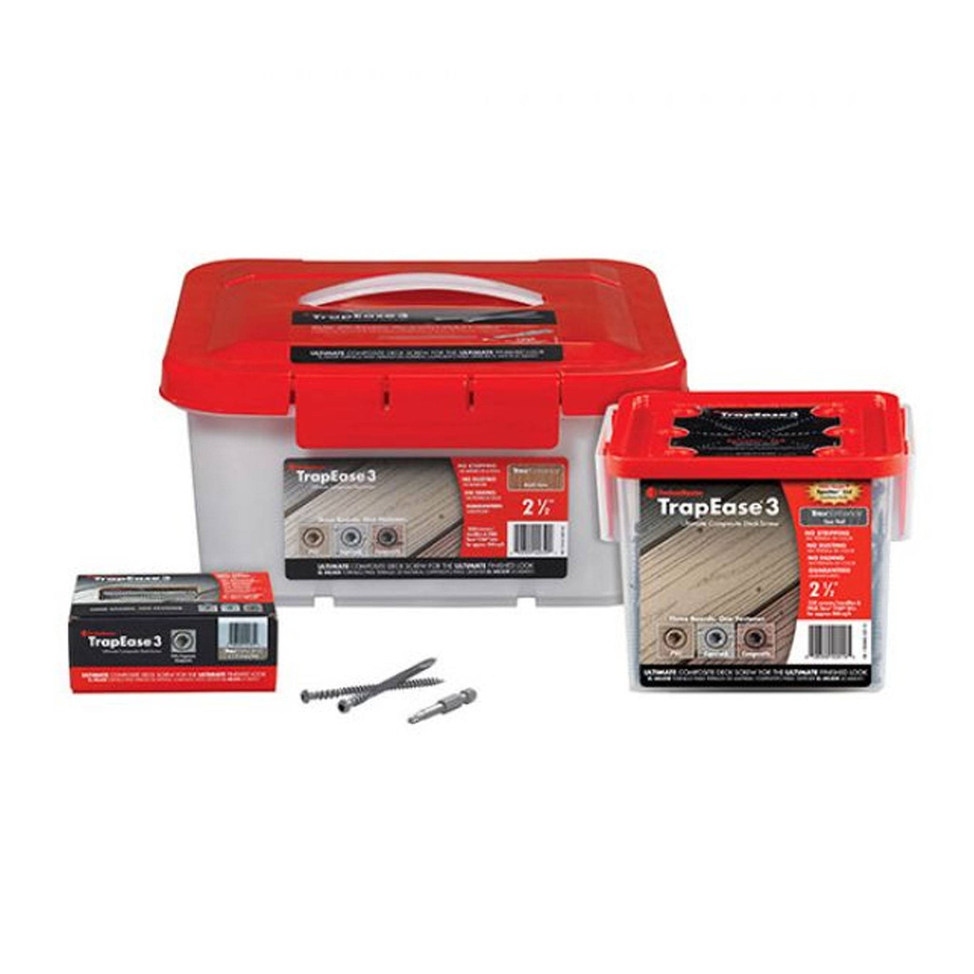TrapEase color matched Deck Screws