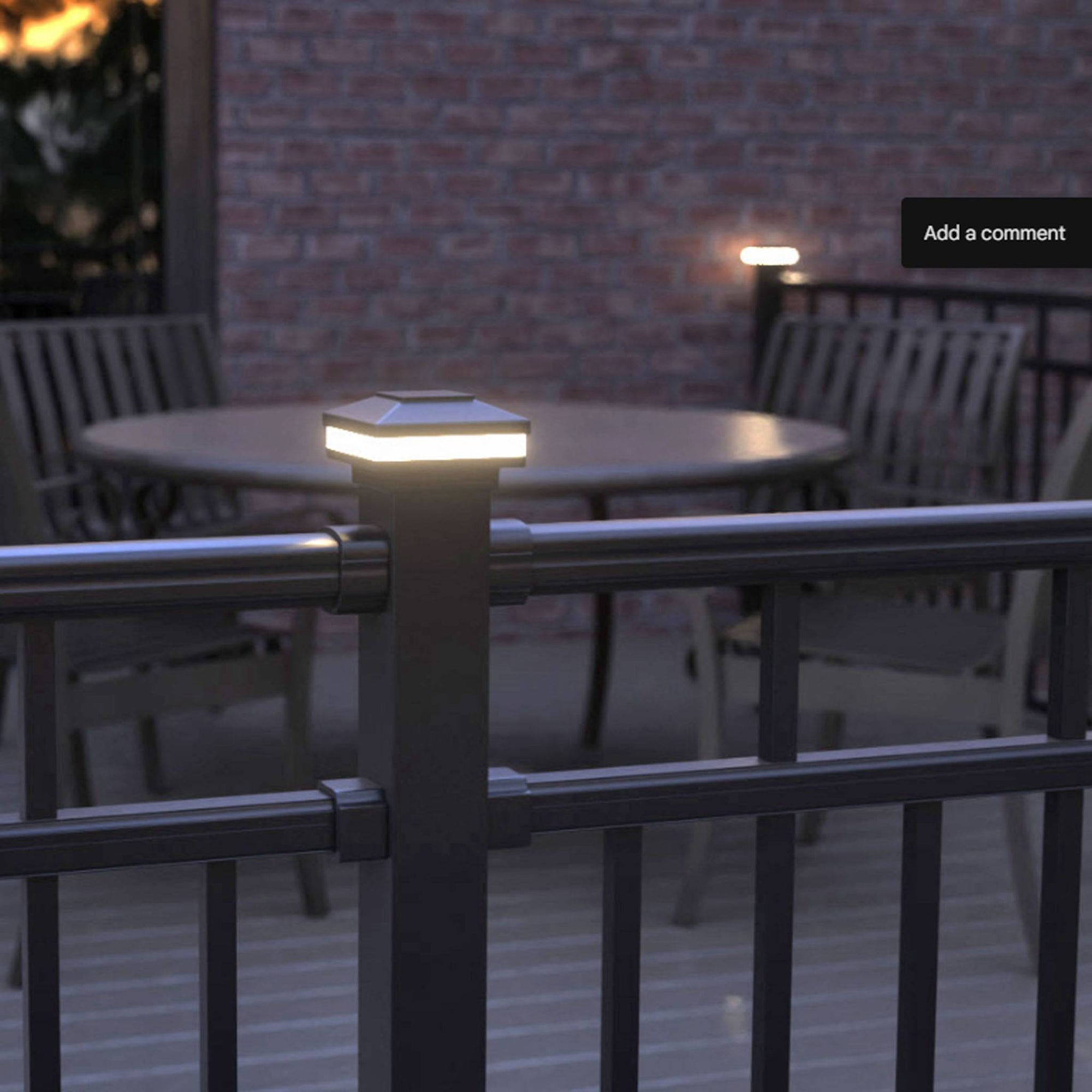 Post Cap Light 2.5" - Band Light