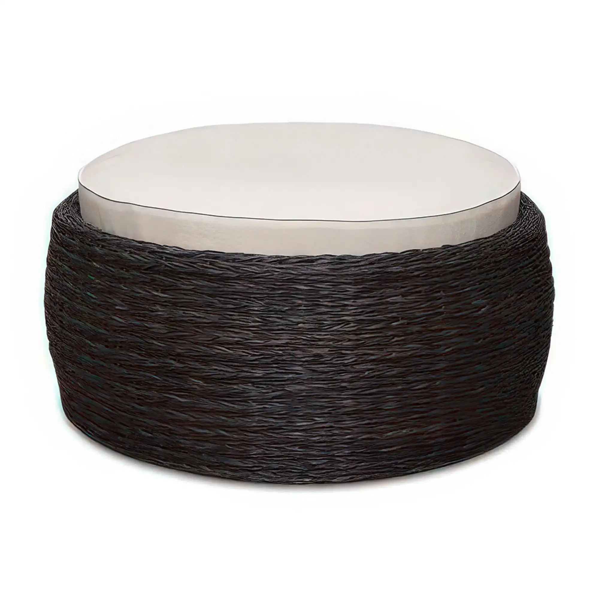PLANK & HIDE Grenada 42" Round Ottoman