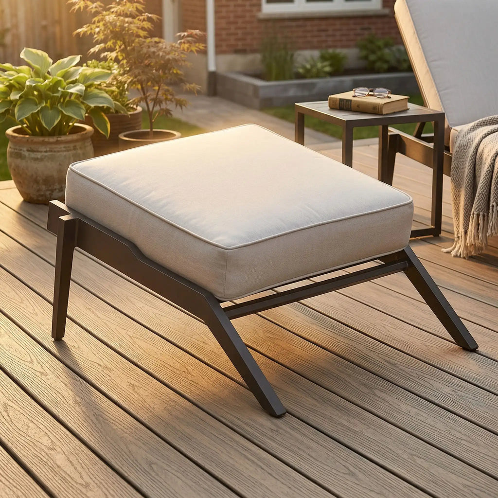 PLANK & HIDE  Adeline Ottoman