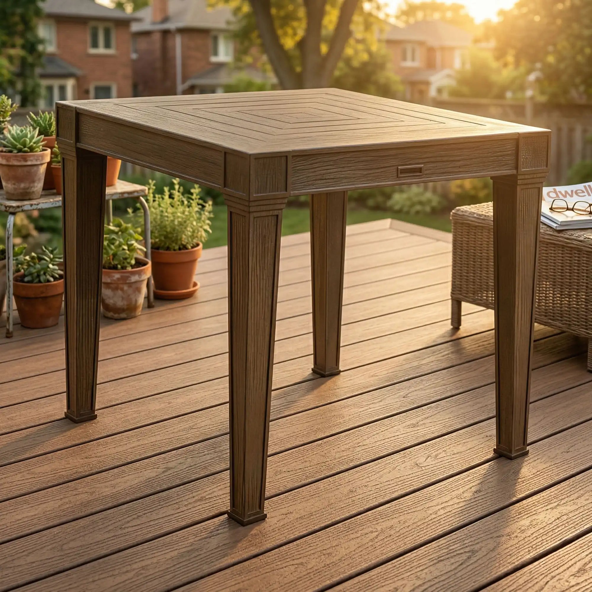 PLANK & HIDE Cosette End Table