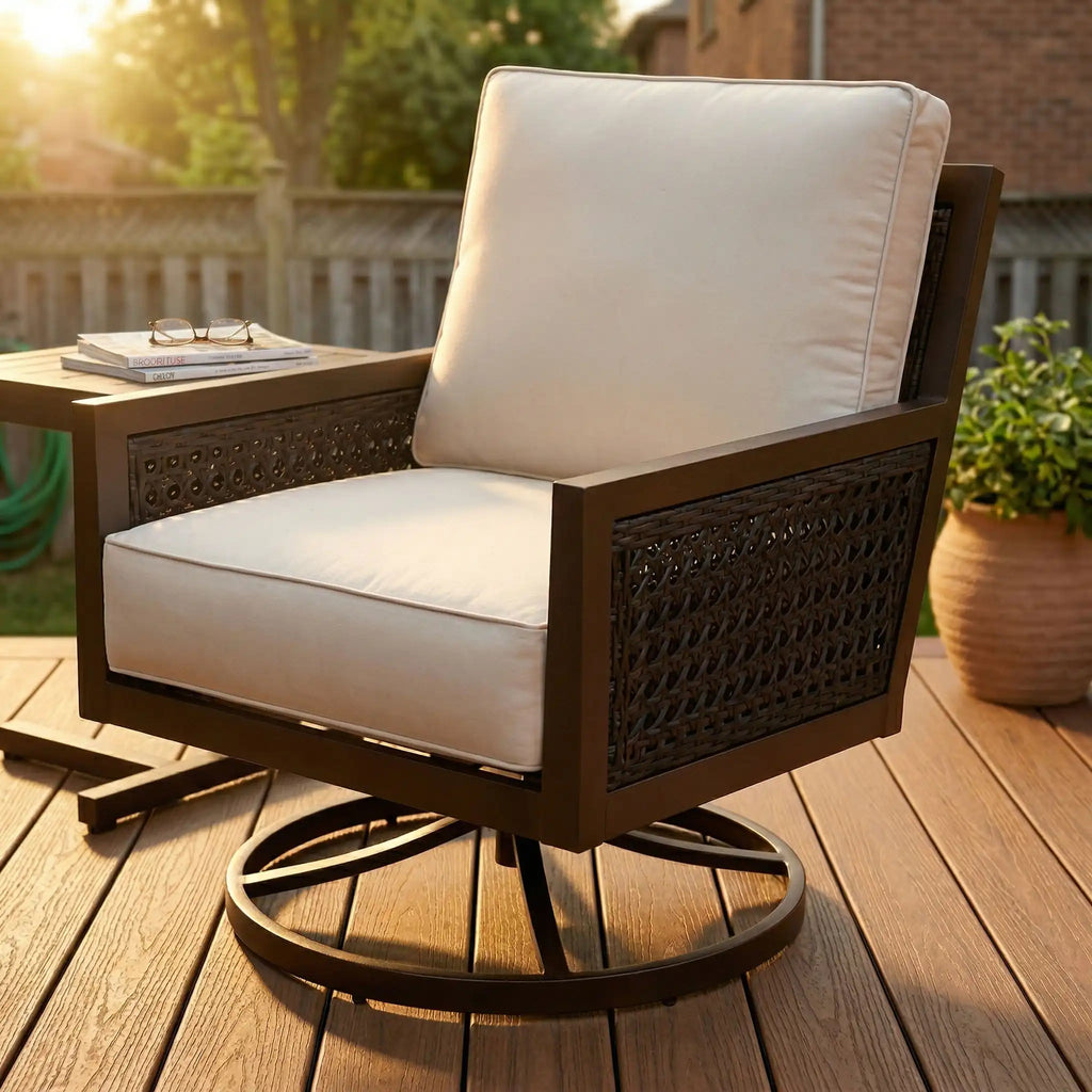 PLANK & HIDE Leeward Swivel Lounge