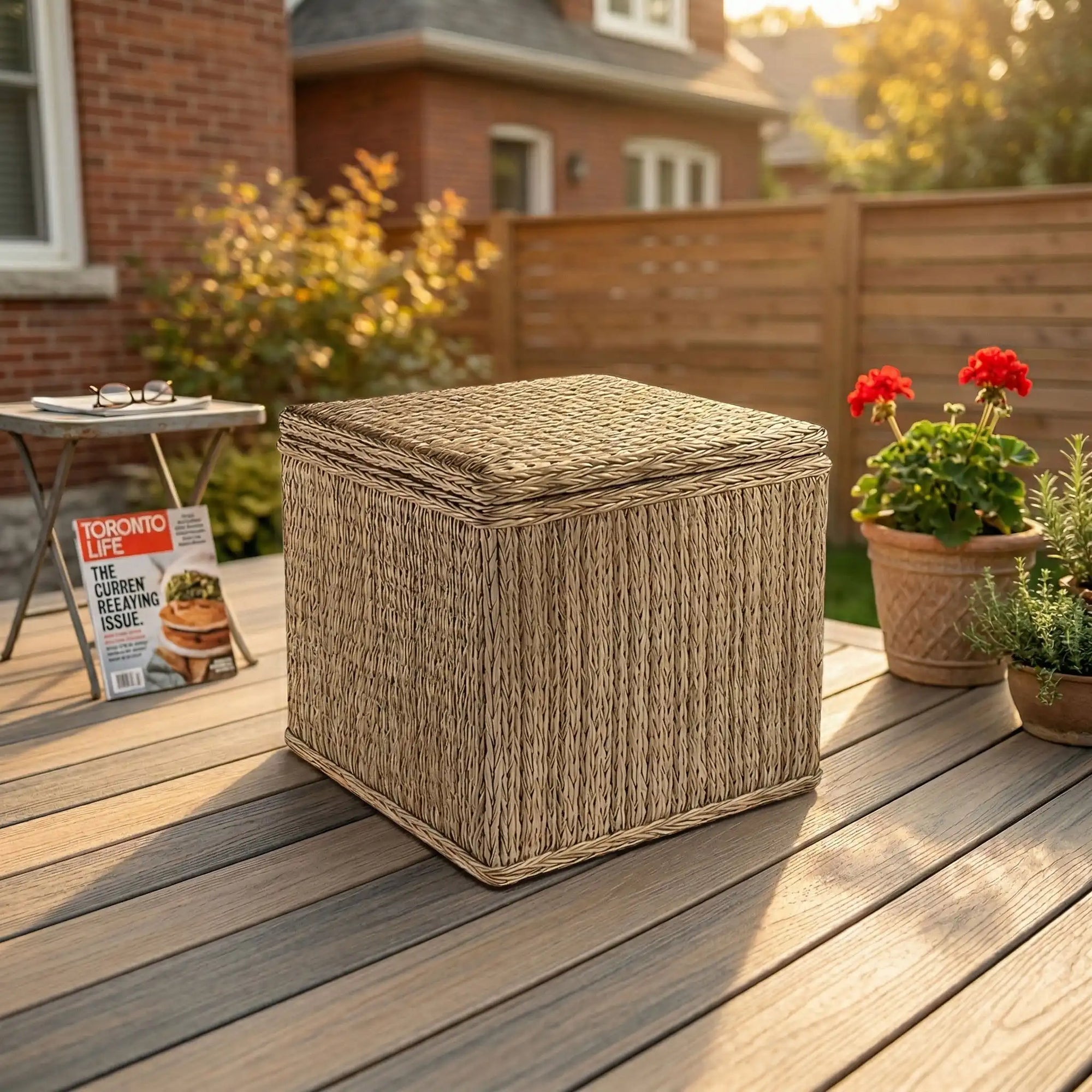 PLANK & HIDE Marin End Table/Trunk