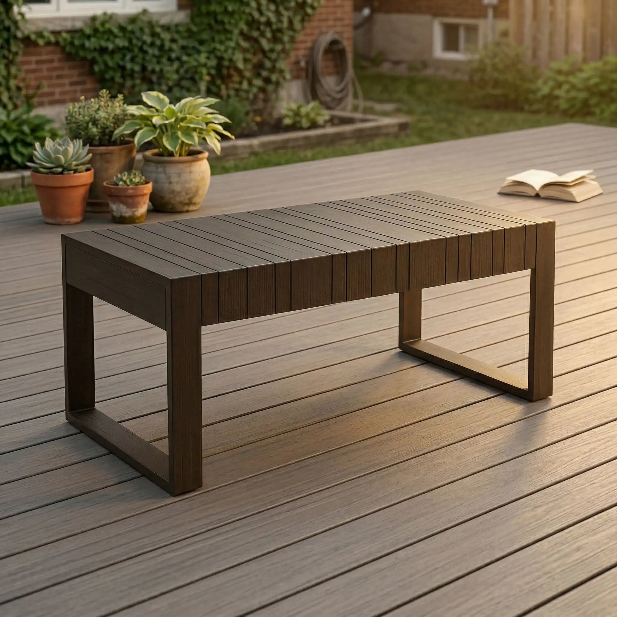 PLANK & HIDE Sadie 72" Bench Grade D cushion