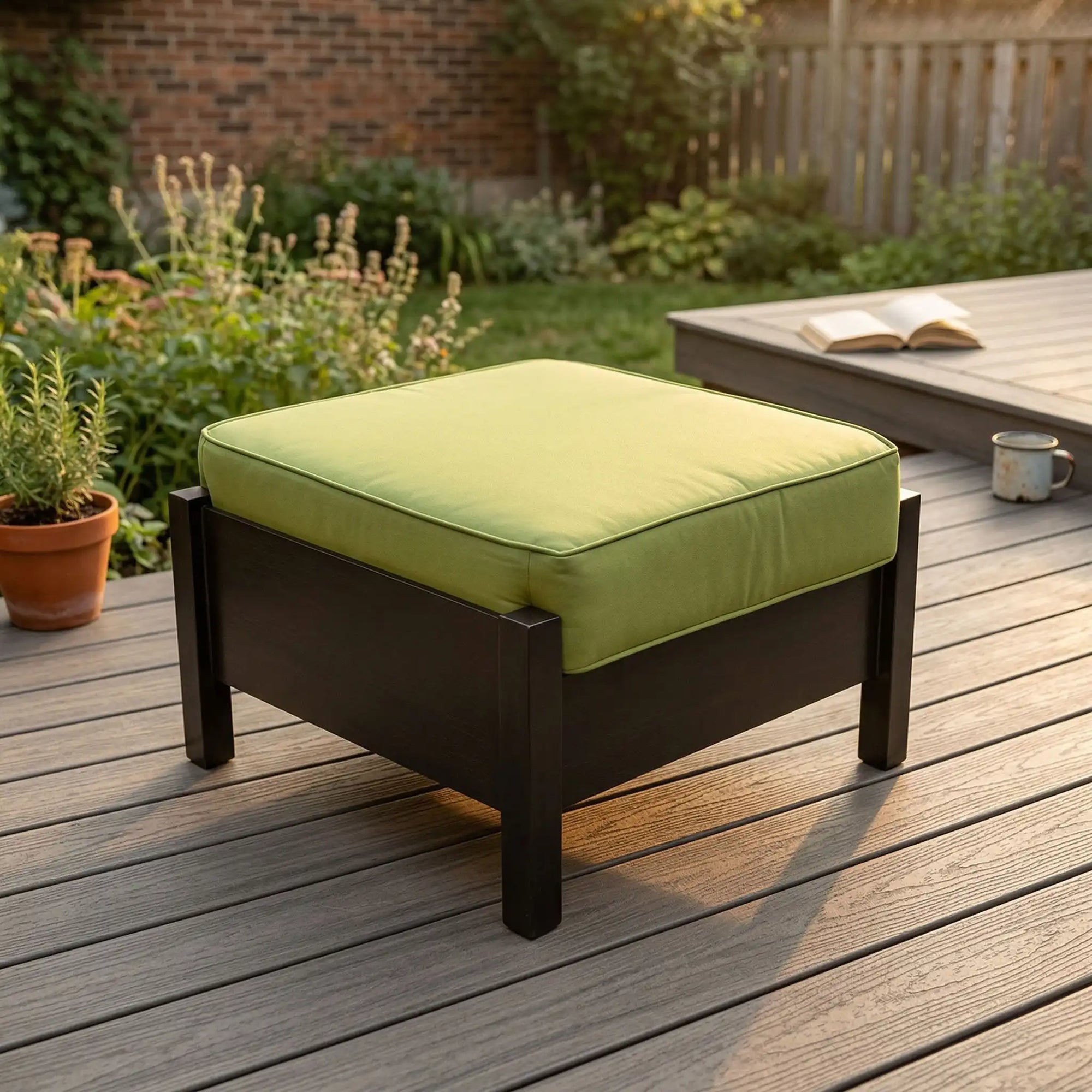 PLANK & HIDE Sadie Ottoman