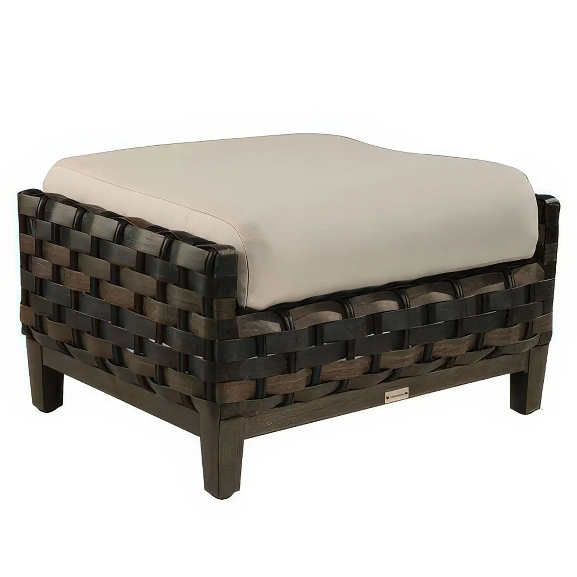 PLANK & HIDE Saba Ottoman