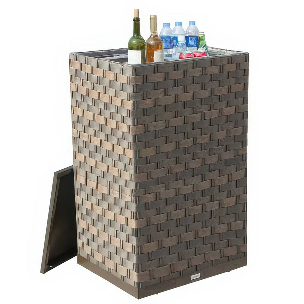 PLANK & HIDE - ST KITTS - Tall - Chip & Dip / Ice chest / Trash