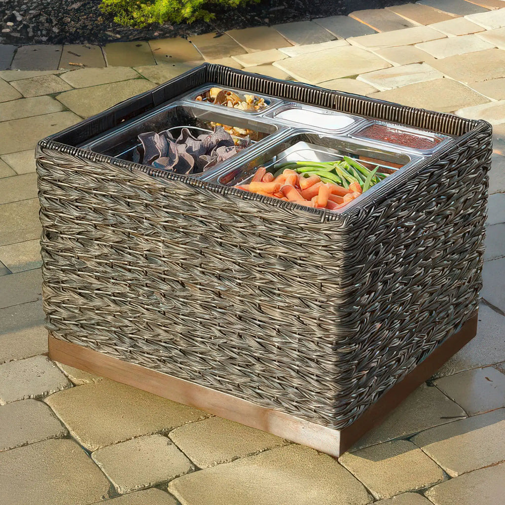 PLANK & HIDE - ST KITTS - Low - Chip & Dip Trays