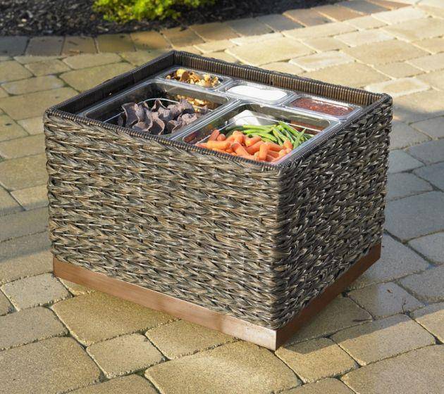 PLANK & HIDE - ST KITTS - Low - Chip & Dip Trays