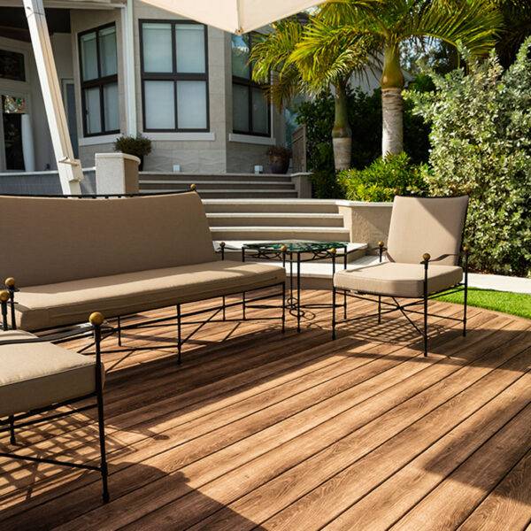 ZURI Premium Decking in Weathered Grey