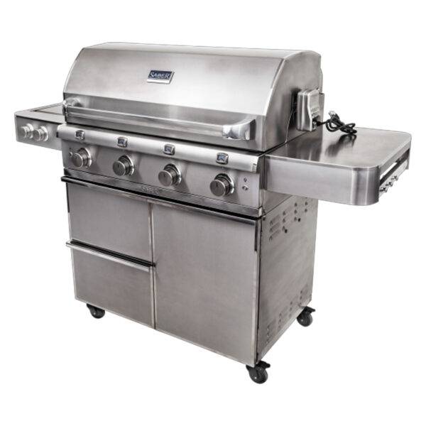 SABER ELITE Stainless Steel 4 burner Grill