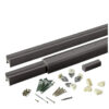TimberTech Universal Rail Pack in White – Includes 1 Universal Rail, 2 Support Rails, Hardware & Footblocks for secure composite railing installation